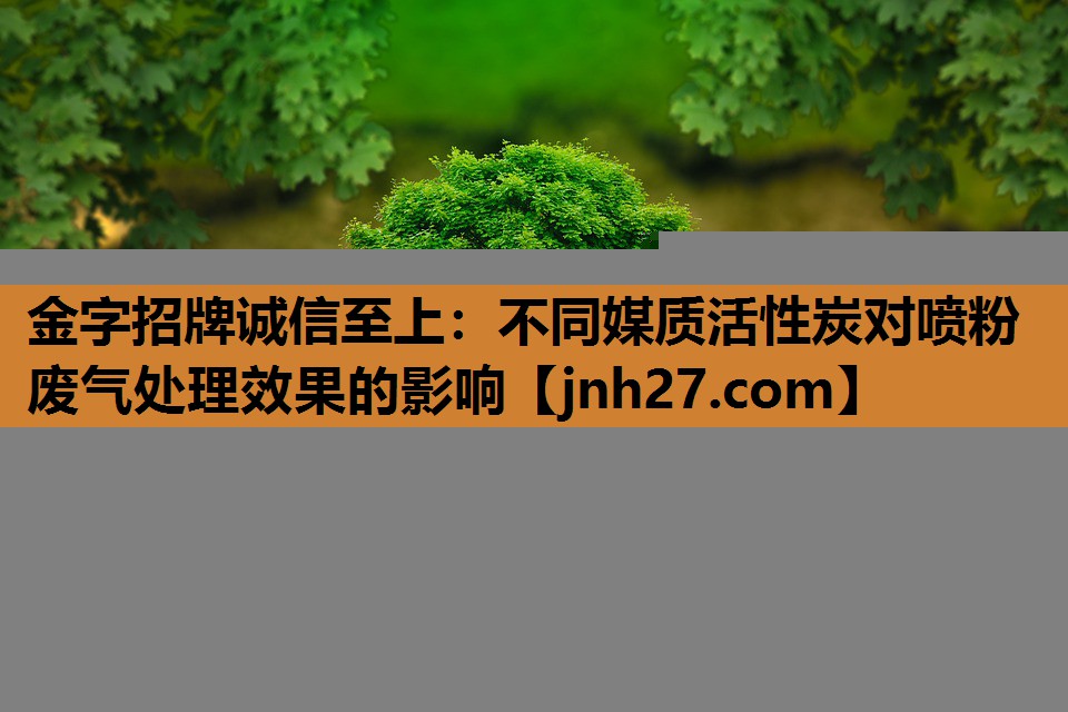 金字招牌诚信至上：不同媒质活性炭对喷粉废气处理效果的影响